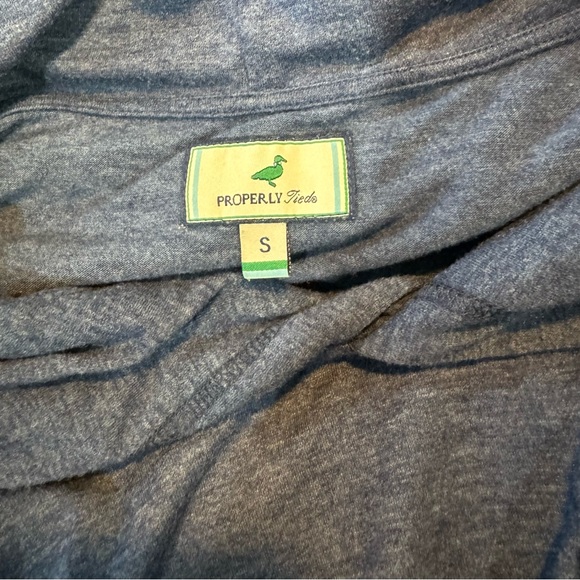 Properly Tied Portland Hoodie Long Sleeve Navy Blue Size S Excellent Condition! - Picture 9 of 9